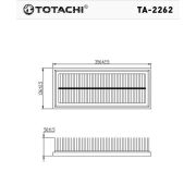 Фильтр воздушный TOTACHI TA-2262 A2730940204 C369832