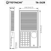 Фильтр воздушный TOTACHI TA-2428 036 129 620 H C 3880