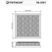 Фильтр воздушный TOTACHI TA-2721 13272717 C 26 106