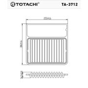 Фильтр воздушный TOTACHI TA-3712 A-1016 17801B1010