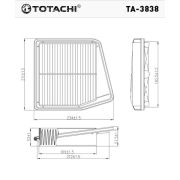 Фильтр воздушный TOTACHI TA-3838 17220-RL5-A00