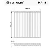 Фильтр салона TOTACHI TCA-161 AC-102 87139-28010 MANN CU 2131