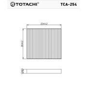 Фильтр салона TOTACHI TCA-254 AC-003 97133-2E200 MANN CU 2336