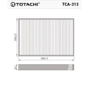 Фильтр салона TOTACHI TCA-313 13175553 CU 3054