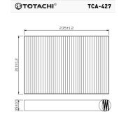 Фильтр салона TOTACHI TCA-427 30780377 CU 2440
