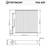Фильтр салона TOTACHI TCA-429 77 01 062 227 CU 1829