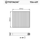 Фильтр салона TOTACHI TCA-437 AC-407 / E GJ6A6-1P119C CU 2043