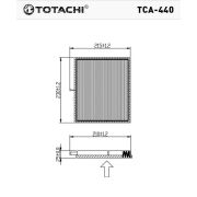 Фильтр салона TOTACHI TCA-440 96554421 CU 1719