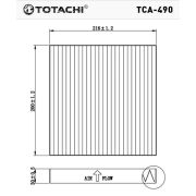 Фильтр салона TOTACHI TCA-490 7803A004 CU2141