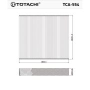 Фильтр салона TOTACHI TCA-554 A 463 830 00 18 CU 26 010