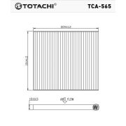 Фильтр салона TOTACHI TCA-565 97133-4L000 CU 21 008