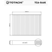 Фильтр салона TOTACHI TCA-566 272775340R CU25012