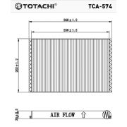 Фильтр салона TOTACHI TCA-574 31404959 CU25007