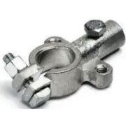 Клемма аккумуляторная литая «+» под провод сеч. 25 мм2, латунь, болт. соед. м8+м6 739 AX