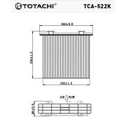 Фильтр салона, угольный TOTACHI TCA-522K MR500057 CUK22301