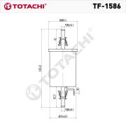 Фильтр топливный TOTACHI - TF-1586 21230111701000 WK512