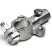 Клемма аккумуляторная литая «+» , болт. соединение, под провод сеч. 16 мм2, латунь, м6 + м6 735 AX