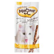 Мнямс: палочки с цыпленком и печенью д/кошек (3шт.)