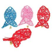 BRAVA: игрушка для кошек рыбка с бубенчиком лоза 9см 3443985