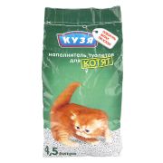 Кузя  впитывающий наполнитель для котят  4,5л (2,1кг)