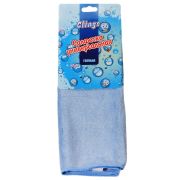 Салфетка универсальная для ухода за автомобилем Clingo, 64х40 см, микрофибра, голубой