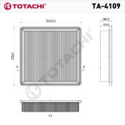 Фильтр воздушный TOTACHI TA-4109 OEM 2032040500