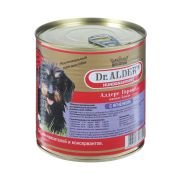 Консервы Dr.Alders для собак Гарант Мясное блюдо Ягненок 750гр.