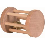 Игрушка для грызунов Trixie Барабан с бубенчиком дерево