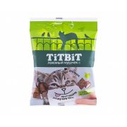 TiTBiT Лакомство для кошек Подушечки с паштетом Индейка 30гр.
