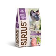 Сухой корм для стерилизованных кошек Сириус (Sirius) Индейка,Курица 1.5кг