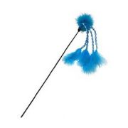 Western Игрушка для кошек Дразнилка-удочка Помпоны