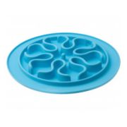 МИСКА Hello Pet 21003 СИЛИКОН РЕЛЬЕФНАЯ 24СМ ГОЛУБАЯ