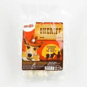 Лакомство BraVa Sheriff для собак сыромятная косточка узел, белая 3