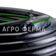 Шланг молочный резиновый 14х6 черный с полосой, Spaggiari, ИТАЛИЯ