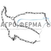 Цепь привязи, 6мм, 3-х концевая, БЕЛАРУСЬ