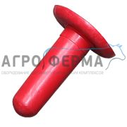 Соска резиновая, красная, бутылки для выпойки телят (арт М-3348)