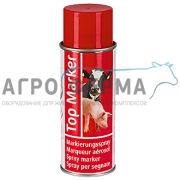 Чернила для маркировки животных, в аэрозоли TopMarker, красный, 400 гр