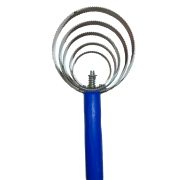 Скребок стальной, спиральный 5-рядный, двусторонний, ПОЛЬША