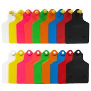 Бирка ушная, 60х80мм, двойная, под щипцы, пустая, большая, РОССИЯ