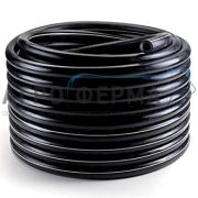 Шланг вакуумный одинарный резиновый 11х6 черный, 2м, РОССИЯ