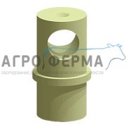 Молоковвод к молокоопорожнителю, боковой пластмассовый, РОССИЯ