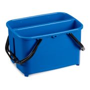 Ведро 2-хсекционное, пластиковое, 2х10л, синее, ИТАЛИЯ