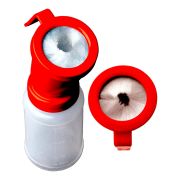 Стаканчик, для обработки вымени, невозвратный, со щеткой, ПОЛЬША