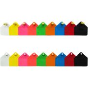 Бирка ушная, 55х55мм, двойная, под щипцы, пустая, средняя, РОССИЯ