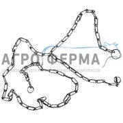 Цепь привязи, 6мм, 2-х концевая, БЕЛАРУСЬ