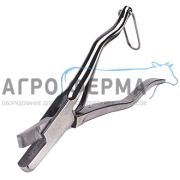 Щипцы для мечения выщипами на ушах закругленные, ФРАНЦИЯ