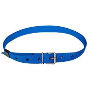Ошейник для КРС, ременная пряжка, синий, 120х4см, БЕЛАРУСЬ