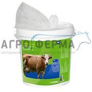 Салфетки одноразовые для протирки вымени 200х200, 1000шт, влажные в ведре, ГЕРМАНИЯ