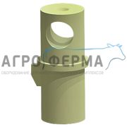 Молоковвод к молокоопорожнителю, боковой пластмассовый под датчик