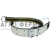 Ошейник для привязи бычков, кожаными вставками, черно-желтый, 170х7см, НИДЕРЛАНДЫ
